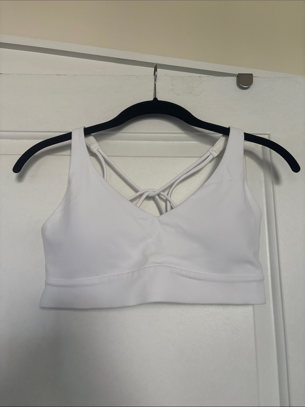 Athleta Solace Sports Bra A-C Cup, M, White - Picture 2 of 7